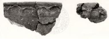 ΝΝΑ κοιλότης 1. Όστρακα με επίπλαστον - δακτυλοπίεστον διακόσμησιν.