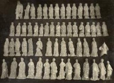 Terracotta figurines.
