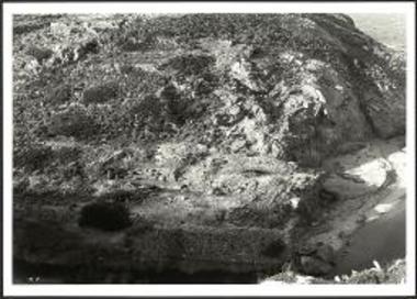 Γενική άποψη του χώρου από Β πριν την ανασκαφή.