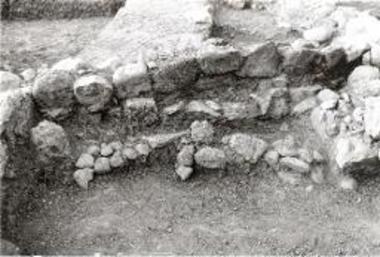 Architectural remains.