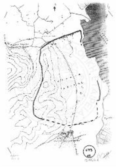 Τοπογραφικό περιοχής αρχαίας Λευκάδας.