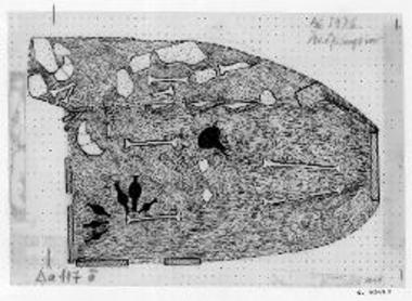 Αλίαρτος. Το εσωτερικόν του τάφου 2.