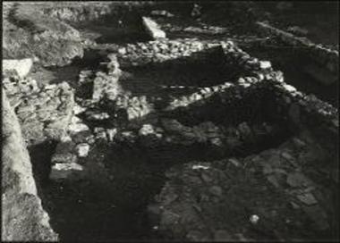 Αρχαία Άβδηρα. Αγρός Μακρή, άποψη του κτιρίου ΙΙ από Δ.