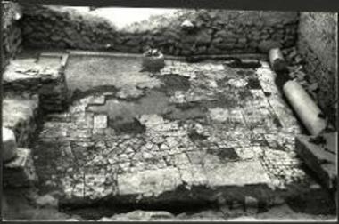 Φίλιπποι. Επισκοπείον. Το δάπεδον του διαμερίσματος XLIX.