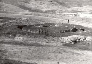 View of the vaulted monument.