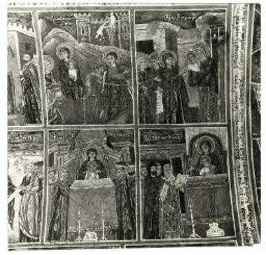 Λαγκάδα, Μοναστήρι του Καβελλάρη: Οίκοι του Ακαθίστου.