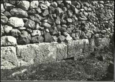 Λεπτομέρεια του τοίχου Κ1.