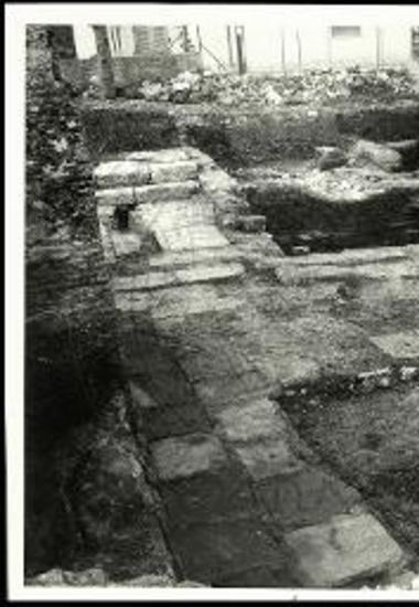 Άποψις της δυτικής πλευράς του βαλανείου της Σάμης.