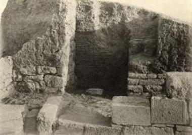 View of the excavation.