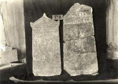 Grave stele.