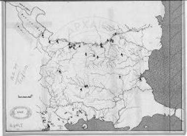 Χάρτης εξάπλωσης της εγχάρακτης κεραμικής.