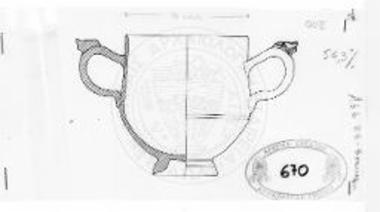 Kantharos b?otischer Art aus Brandgrab ΙΙ.