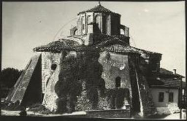 Ο εν Θεσσαλονίκη ναός του Προφήτου Ηλία προ των εργασιών αναστηλώσεως αυτού.