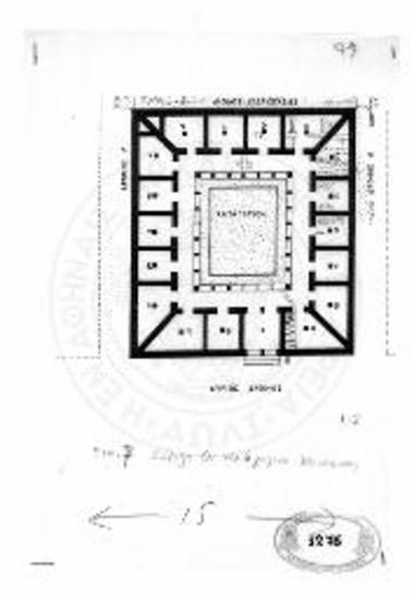 Κάτοψη του καταγωγίου της Κασσώπης.