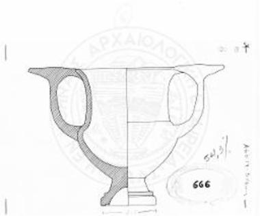 Westabhangkantharos aus Brandgrab QO IX.