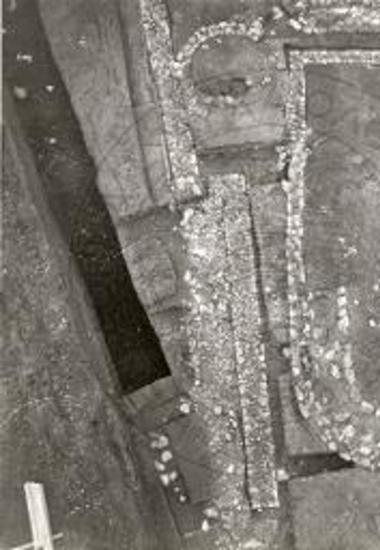 Architectural remains.