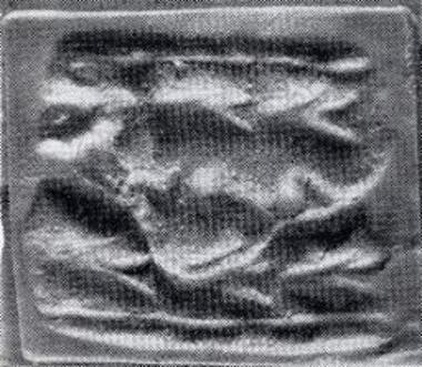 Θαλαμοειδής τάφος Ι, σφραγιδοκύλινδρος από φαγεντιανή.