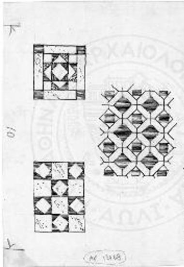 Μαρμαροθετήματα της βασιλικής Αφάντου