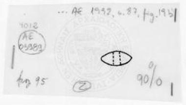 Faience bead, Myc. IIIB.