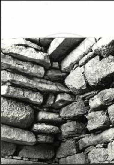 Η ΒΑ. γωνία της θόλου. Λεπτομέρεια δομής της πυραμιδοειδούς οροφής.