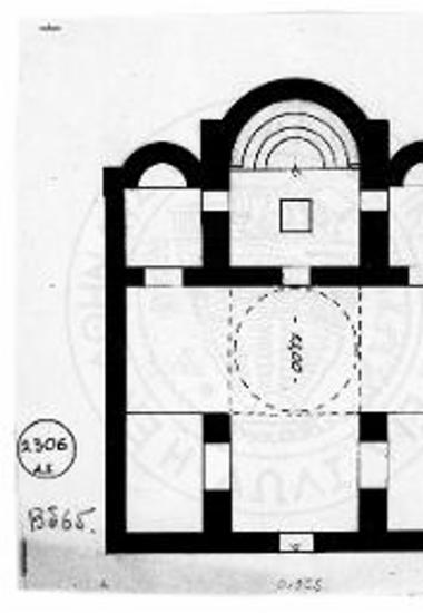 Κάτοψις ναού Επισκοπής.