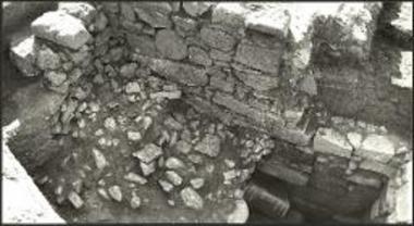 Αποψη ΥΡ υπόγειου θαλάμου από ΒΔ.