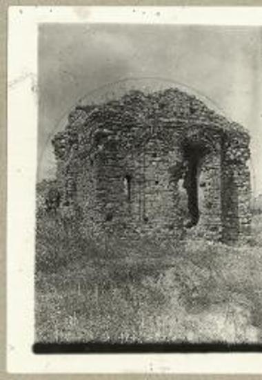 Ερείπια ναού Αγίου Νικολάου επί της ακροπόλεως Σερρών· ΝΑ άποψις.