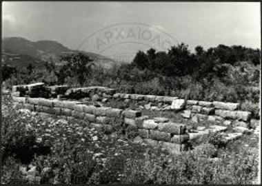 Άποψις του ναού του Ασκληπιού από ΝΑ.