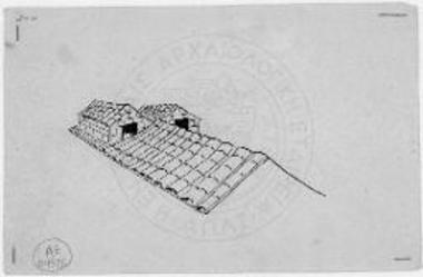 Ναΐδιον Παναγίας. Στέγης αναπαράστασις.