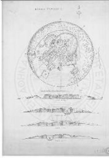 Βρανά, Τύμβος Ι. Κάτοψις και τομαί.