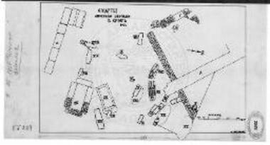 Αλίαρτος. Ανασκαφή οικοπέδου Θ. Κριμπά. Κάτοψις.