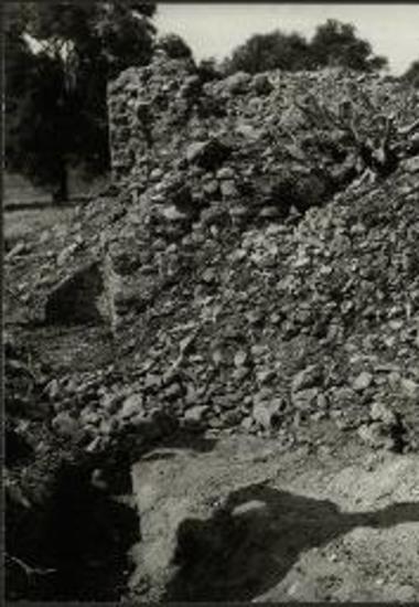 Ρόδος, Αρνίθα, βασιλική Α. Βαπτιστήριον. Άποψις Ν. πλευράς εξ Α.