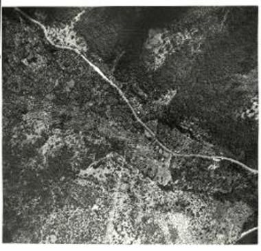 Αεροφωτογραφία του χώρου του Αετού.