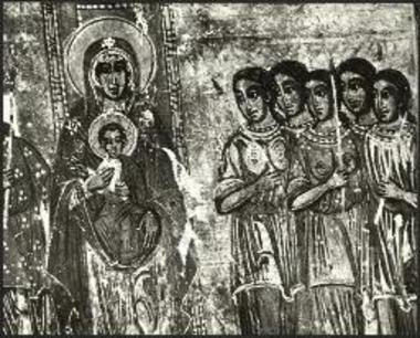 Άνω Δολοί, Μονή Αγίου Νικήτα. Οίκος Ακαθίστου, Τείχος ει (1752).