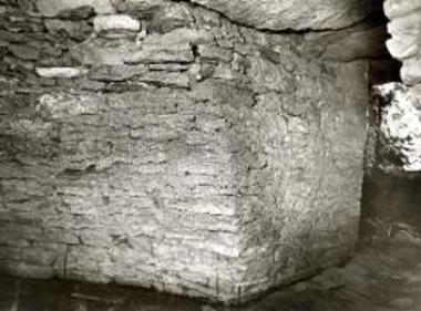 Θολωτός τάφος 1 Ρούτση. Τμήμα θόλου.