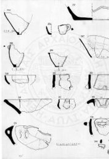 Κεραμική από την ανασκαφή της Δήμητρας.