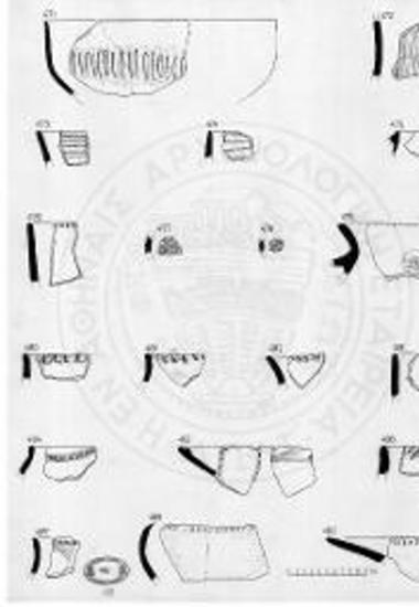 Κεραμική από την ανασκαφή της Δήμητρας.