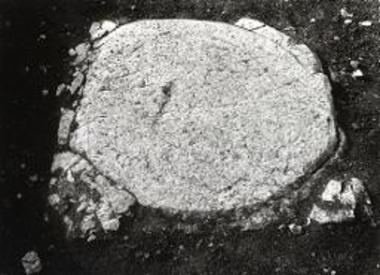 Stoa axial colonnade column base