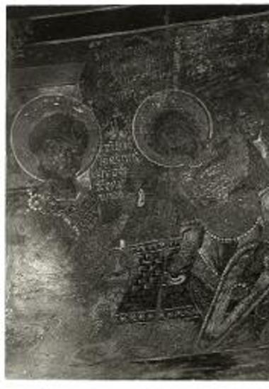 Κίττα, Άγιος Σέργιος και Βάκχος. Ο άγιος Δημήτριος ευλογεί το Νέστορα.