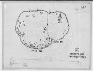 Κατόψεις τάφων 125 & 126.