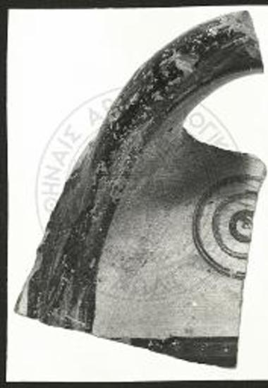 (EN) The Late Geometric and Archaic Pottery. Lower City TR3 (3) N lower. Wall fragment incorporating fragment of horizontal handle (78.1733).
