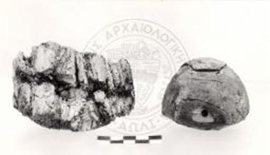 Ταφικός Κύκλος Β, τάφος Γ.Μύκητες εξ ελεφαντοστού.