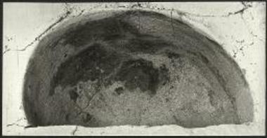 Φλομοχώρι, Άγιοι Ασώματοι. Ταξιάρχης στην κόγχη πάνω από την είσοδο.