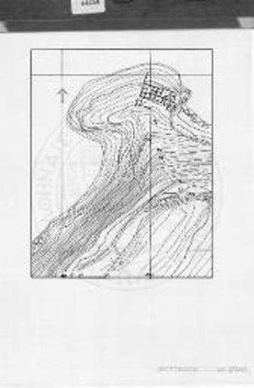 Μερικός χάρτης της Ψυττάλειας με σημειωμένα τα αρχαία κτίσματα και τις θέσεις νεώτερων ταφικών μνημείων.