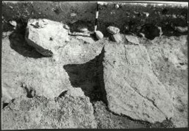 Χώρος 51. Λείψανα τριών επαλλήλων πλακοστρώτων Α - Β - Γ.