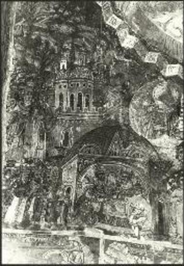 Ναός Μονής Σωτήρος υπέρ τον Κότρωνα. Λεπτομέρεια μεταβυζαντινής τοιχογραφίας των Αίνων.