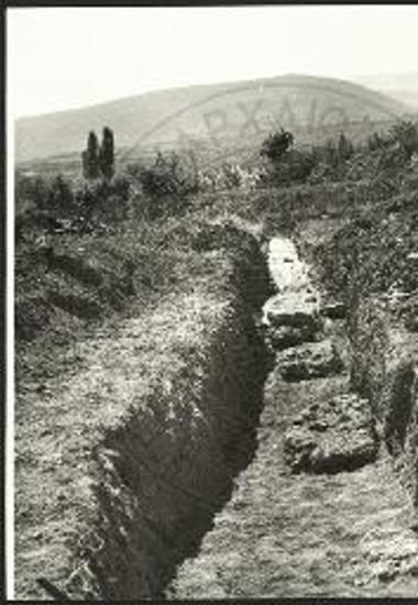 Μπαλτανέτο Ναούσης, άποψις τοίχου απο Βορρά.