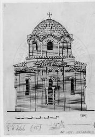 Αποκατάστασις της αρχικής μορφής της ανατολικής όψεως.