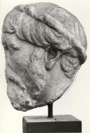Marble portrait head