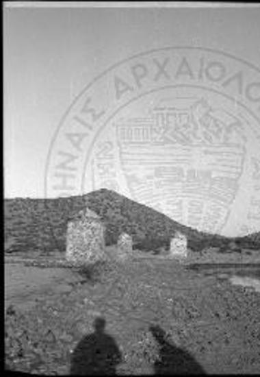 Άποψις της θέσεως της βασιλικής του Ολούντος.